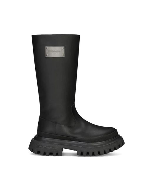 Shoes > boots > rain boots Dolce & Gabbana en coloris Black