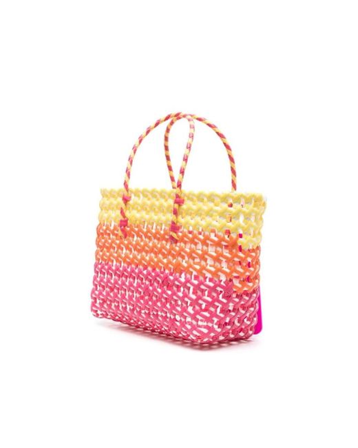 La Milanesa Pink Bucket Bags