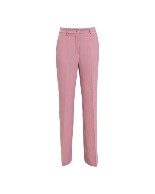 Suit Trousers HEBE STUDIO de color Pink
