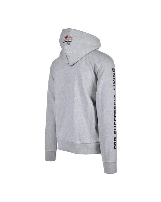 Felpa in misto cotone di DIESEL in Gray da Uomo