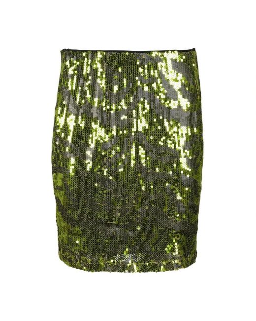 Gestuz Green Elegantes schwarzes kleid 100% polyester