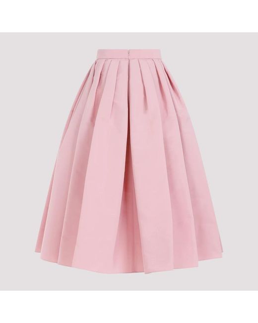 Alexander McQueen Pink Midi skirts