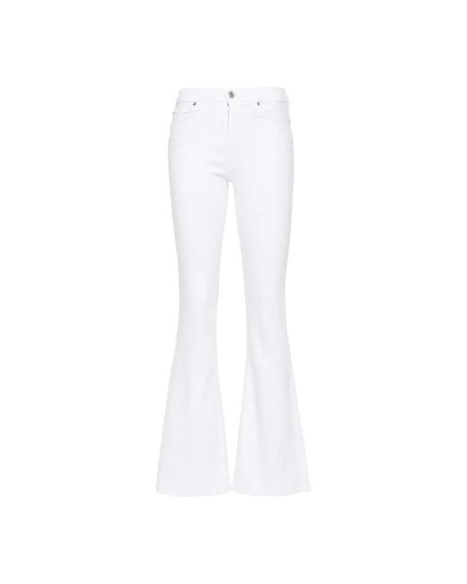 7 For All Mankind White Vintage soleil weiße jeans 7 for all kind