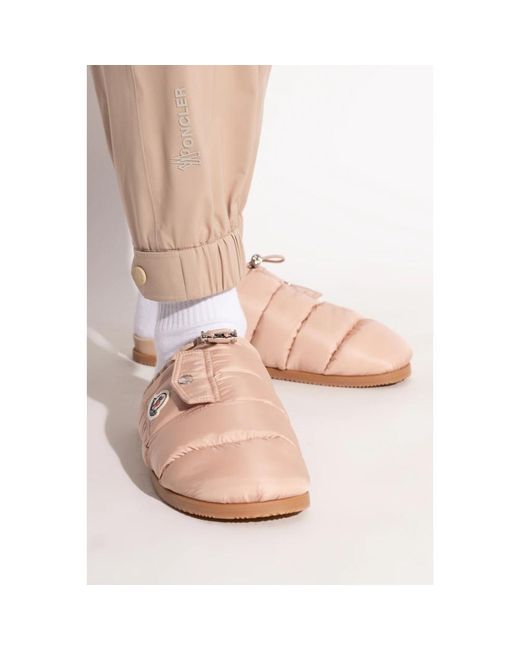 Moncler Pink Slides mon