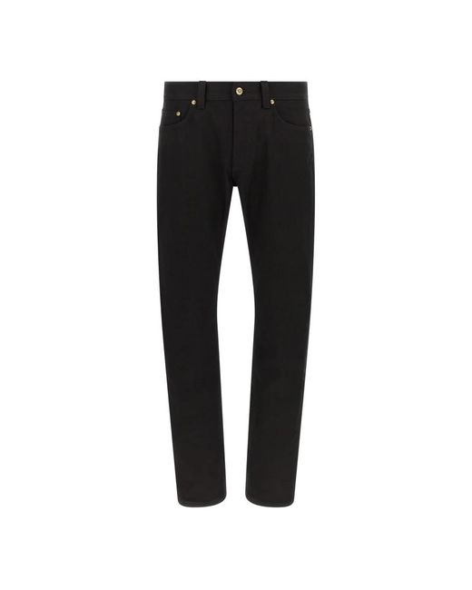Versace Black Straight Fit Jeans for men
