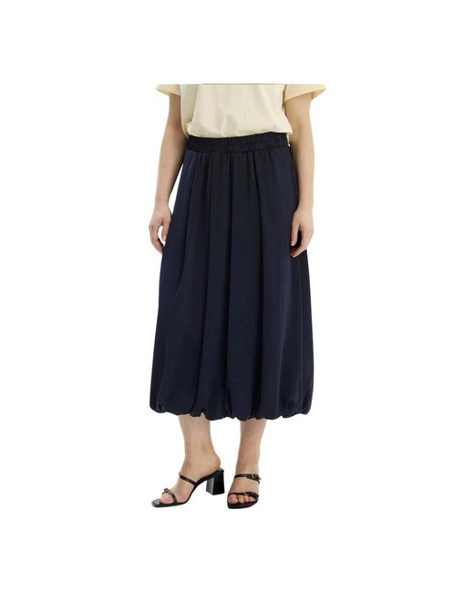 iN FRONT Midi Skirts in het Blue