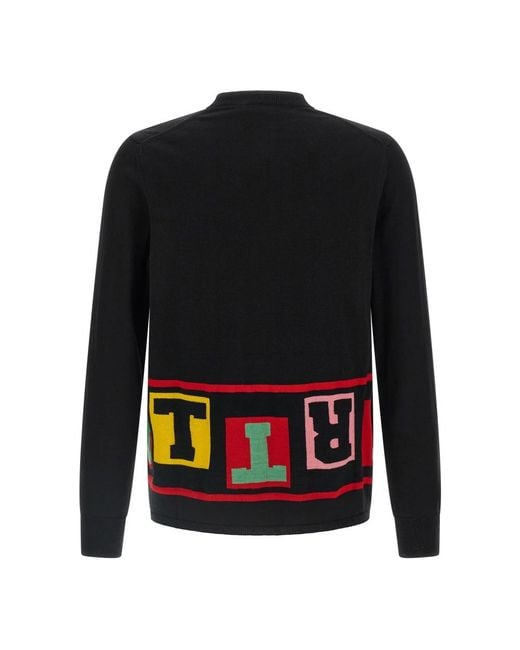 Comme des Garçons Black Round-Neck Knitwear for men