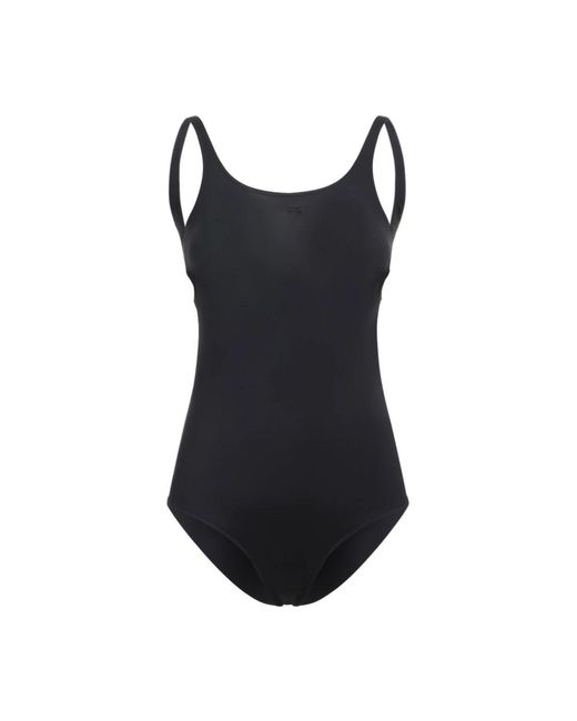 Courreges Black Cut-Out One-Piece