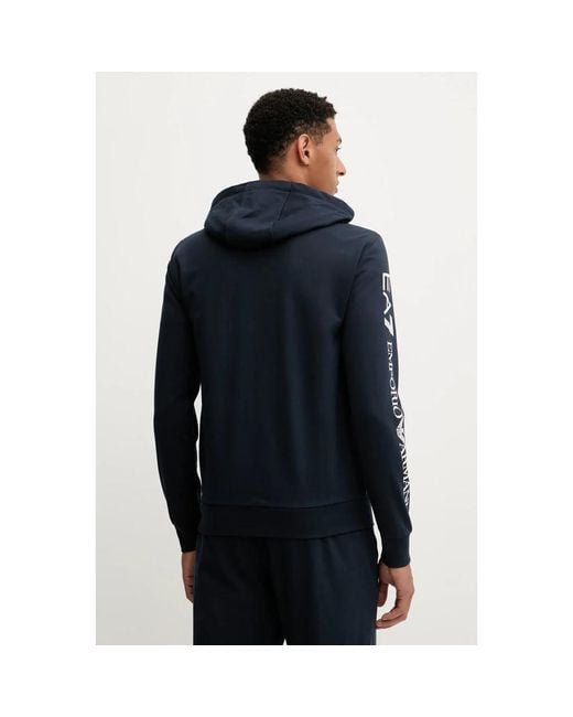 Zip-Throughs EA7 de hombre de color Blue