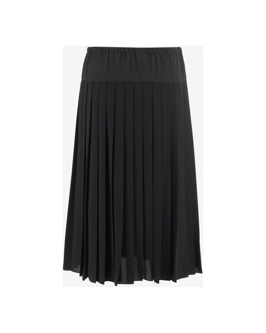 Midi Skirts Aspesi de color Black