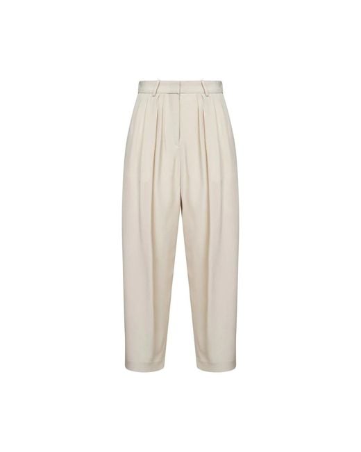 Isabel Marant Natural Tapered Trousers