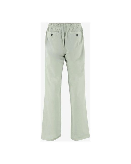 Palm Angels Green Wide Trousers for men