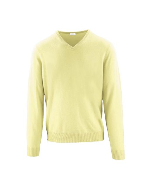 Knitwear > v-neck knitwear Malo pour homme en coloris Yellow