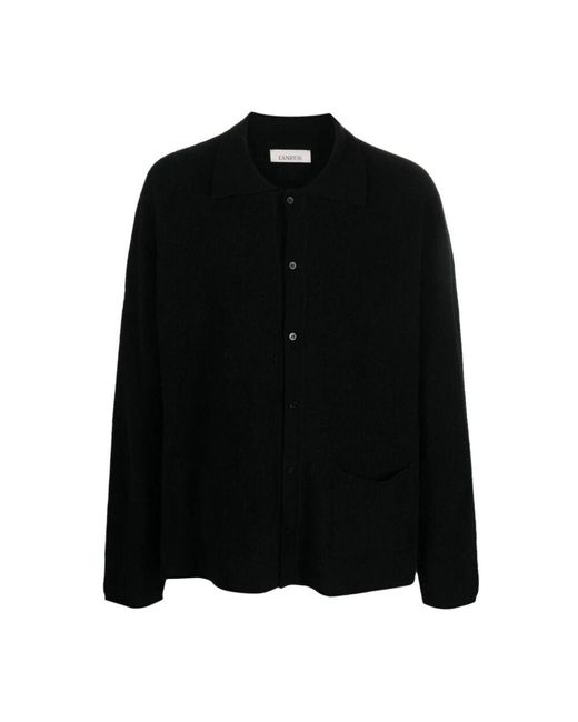 Laneus Herren Polo Hemd in Black für Herren