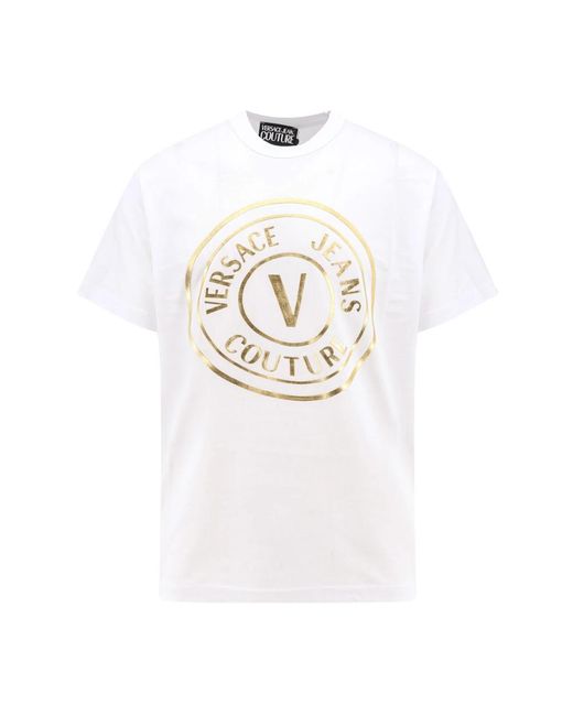 Versace Jeans Couture White T-Shirts for men