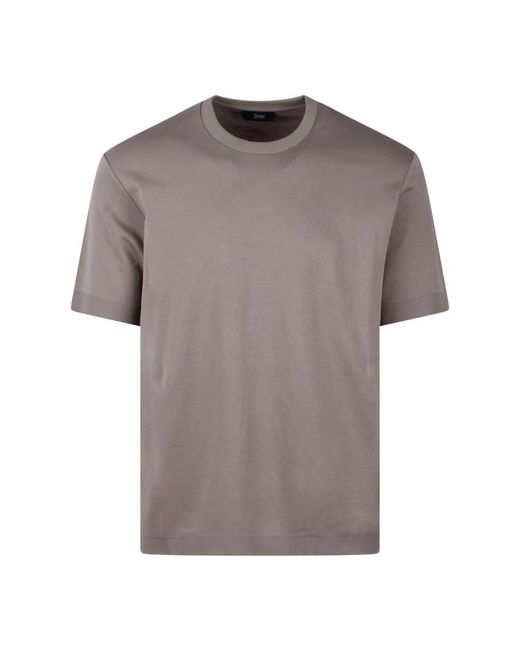 Herno Gray T-Shirts for men