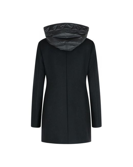 Single-Breasted Coats Fay de color Black