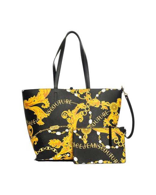 Versace Yellow Tote Bags