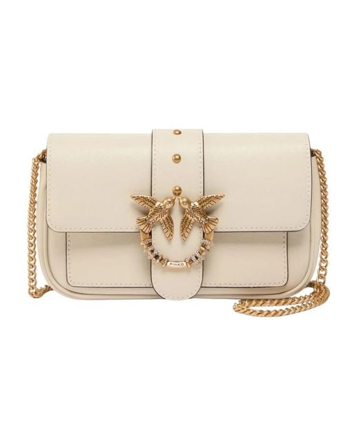 Pinko Natural Cross Body Bags