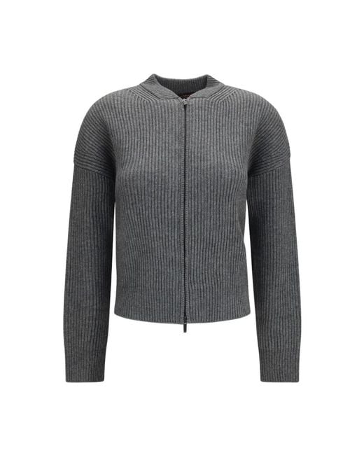 Cardigans Max Mara en coloris Gray