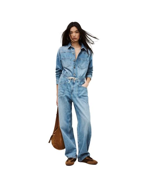 Ba&sh Blue Jumpsuits