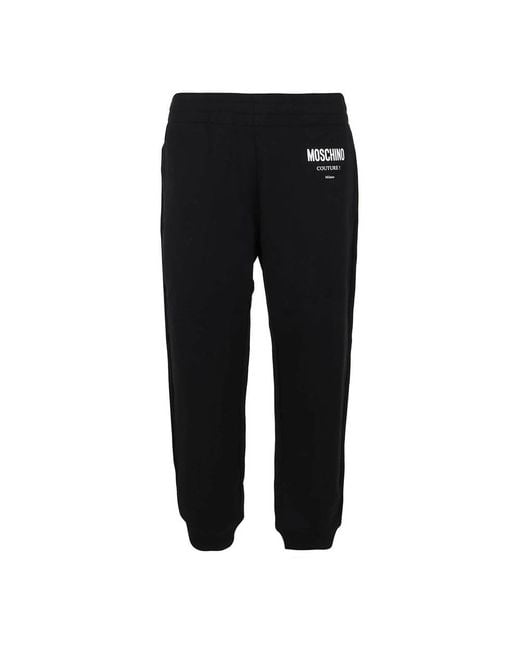 Moschino Black Sweatpants for men