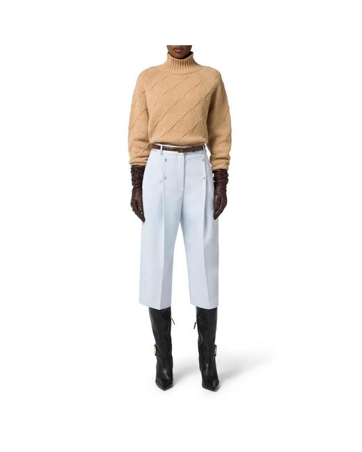 Elisabetta Franchi Natural Turtlenecks