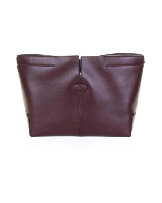 Tod's Purple Shopping Bags
