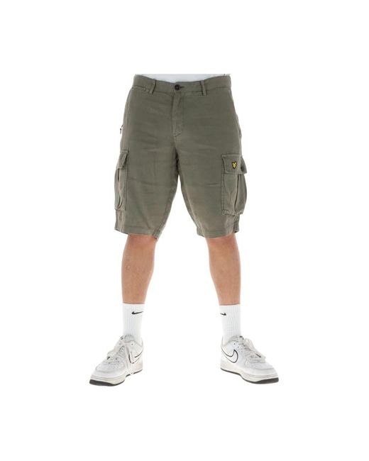Lyle & Scott Green Casual Shorts for men