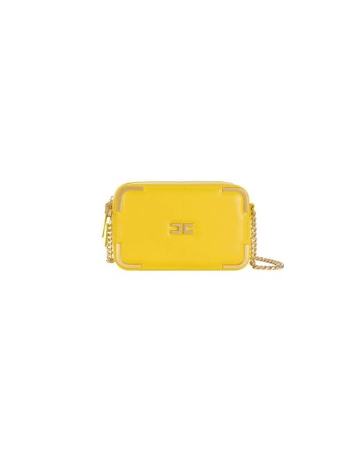 Elisabetta Franchi Yellow Cross Body Bags
