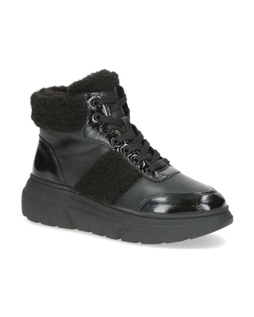 Caprice Black Winter Boots