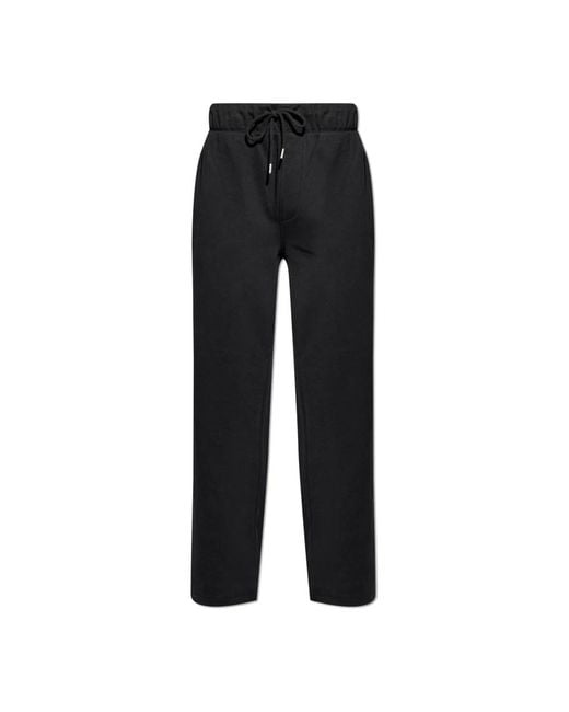 AllSaints Broeken ,Zwart ,Katoen Asher Straight Fit Trainingsbroeken in het Black voor heren