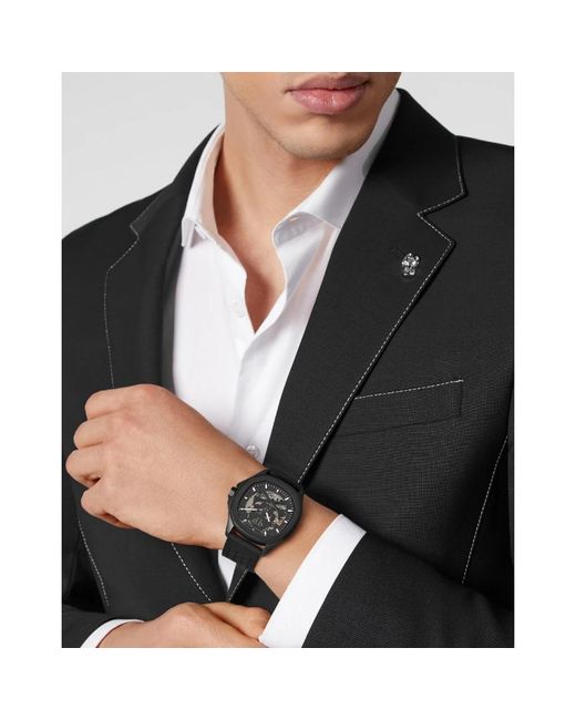 Philipp Plein Black Watches for men