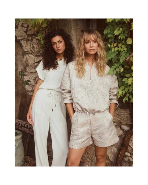 Lofty Manner Trouser Serin in het White