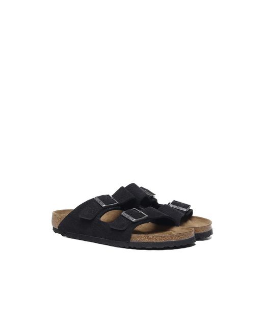 Birkenstock Black Sliders for men