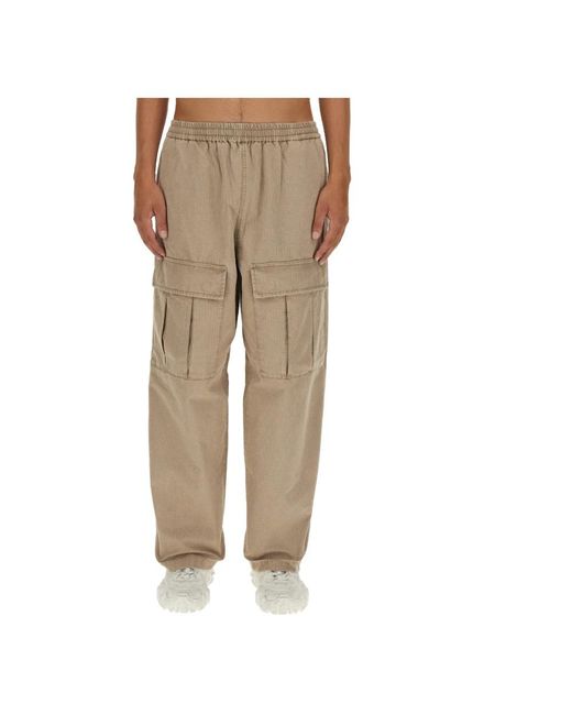 Acne Natural Wide Trousers for men