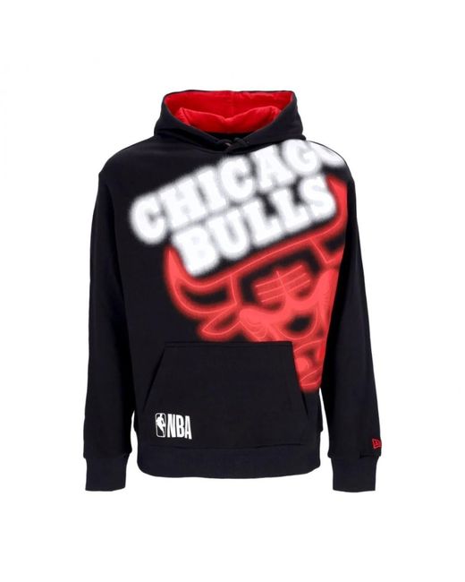 KTZ Red Hoodie Nba Enlrgd Neon Po Hoodie Chibul for men