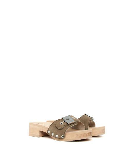 Scholl Open Clog in het Natural