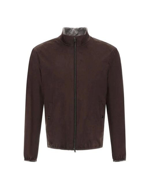 Herno Jacke Im Wildleder-Look in Brown für Herren