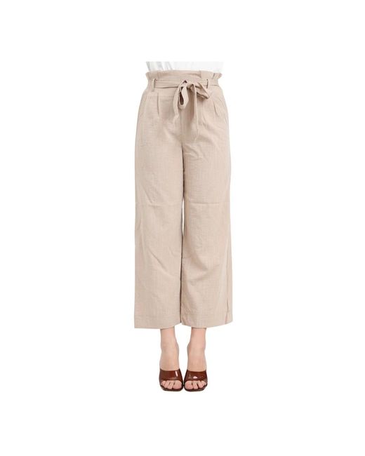ONLY Natural Cropped trousers