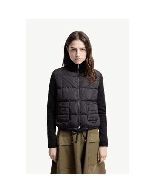 Cardigans Moncler en coloris Black