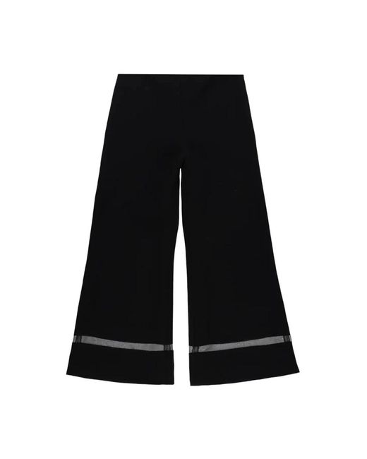 Khaite Black Wide Trousers