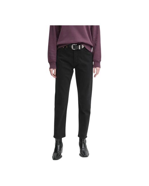 Levi's 501 Crop in het Purple