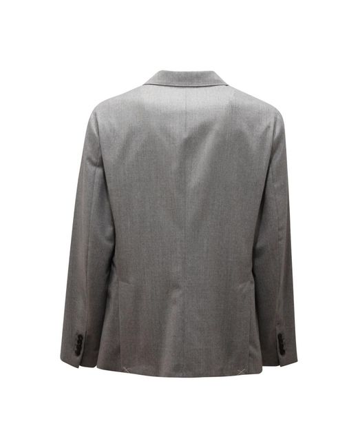 Peserico Gray Blazers for men