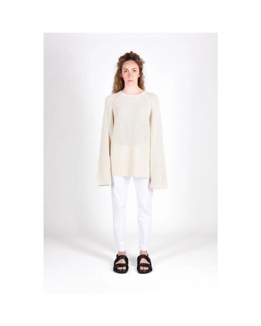 Knitwear > round-neck knitwear Jucca en coloris White