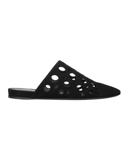 Premiata Black Suede Sabot