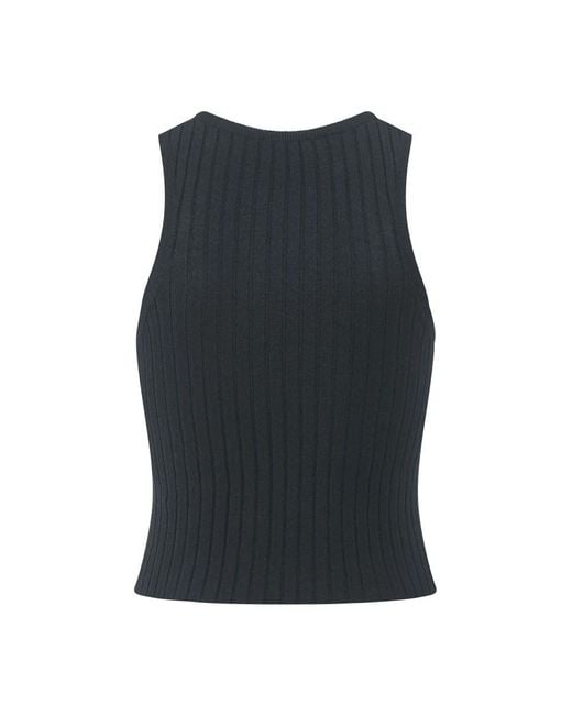 Riani Blue Sleeveless Tops
