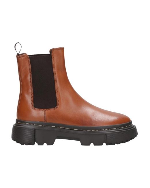 Shoes > boots > chelsea boots Hogan en coloris Brown