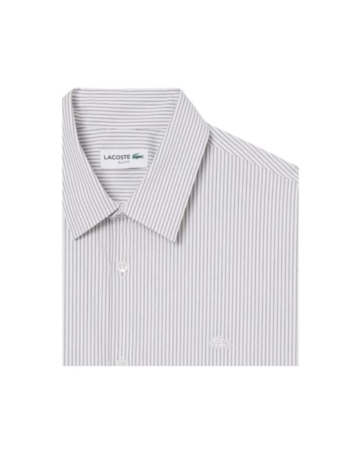 Lacoste White Casual Shirts for men