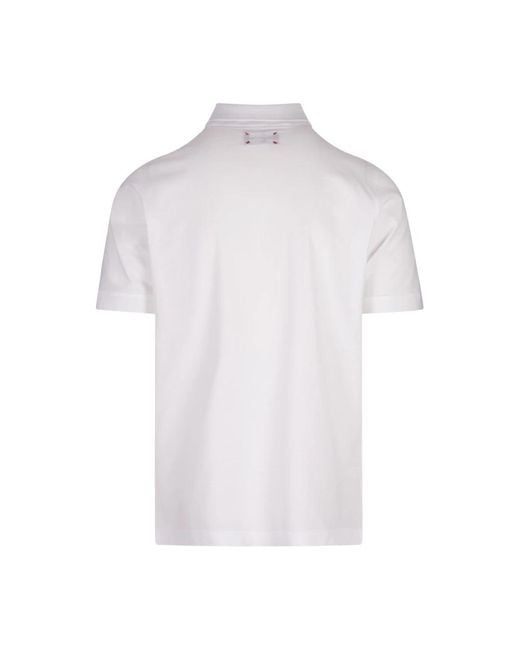 Kiton White Polo Shirts for men